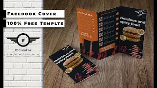 Restaurant  Menu Tri Fold Brochure PSD | Caf&eacute; Menu|  PSD free download | Template 2