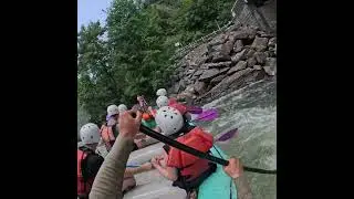 Ocoee River Rafting is Fun Crashing Through the Waves and Holes #rafting #summer #vacation #tn