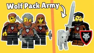 Я собрал эпическую армию волчьей стаи из LEGO