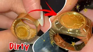 DIY Cleaning gold jewelry at home | Simple and easy steps 😮