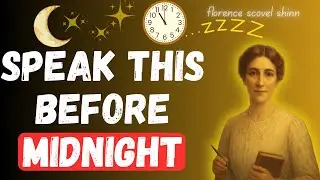 Speak This Divine Code Before Midnight 🌙✨ | Florence Scovel Shinn Manifestation Secret