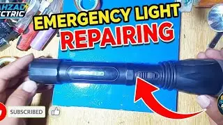how to repair emergency light. emergency light repairing. emergency light battery not charging
