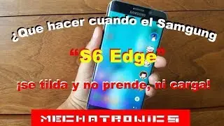 ✅¿Que hacer cuando el Samsung S6 Edge se tilda, no prende ni carga?- Mechatronics