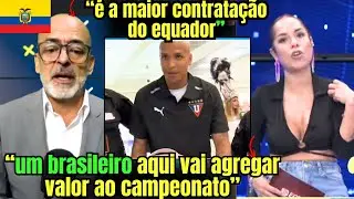 A CONTRATAÇÃO DO DEIVERSON ENLOUQUECEU A MÍDIA EQUATORIANA 
