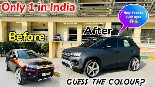 Breeza pe Matte Metallic Charcoal Grey Wrap🔥😱/New Year pr kuch nya🔥😱/Mods.nation@prateekbaisla