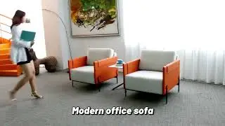 Modern Leisure Nordic Reception Seating Office Area Furniture Waiting Room Single Sofa Lounge Chair