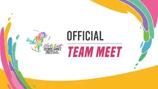 Officials'  team meet for the  North East Olympic Games 2022.