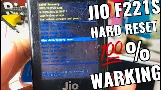 Jio f221s hard reset