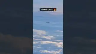 ✈️✨Plane Speed.. 🔥✨|| Viewing another Plane From Window Seat..😍||#plane #flight #speed #aviation