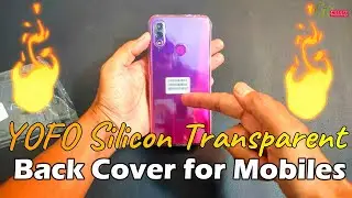 YOFO Silicon Transparent Back Cover Shockproof Full Protection Case Redmi note 7 pro or Any mobile