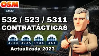 &iquest;C&Oacute;MO GANARLE A LAS 523, 532 y 5311 DE CONTRAATAQUE? | LAS MEJORES CONTRAT&Aacute;CTICAS | ⚽OSM 22/23⚽