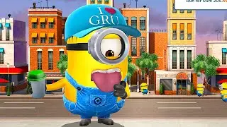 Downtown map with I love Gru hat Mel minion and Freeze 170 objects task