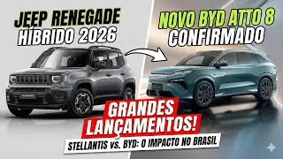 Stellantis Revela Jeep e Toro H&iacute;bridos + Novo BYD Atto 8: Dupla Revolu&ccedil;&atilde;o no Mercado!