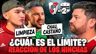 REACCIÓN de los hinchas de RIVER tras la derrota con Riestra 