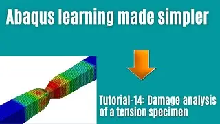 Tutorial-14: Damage analysis of a tension specimen