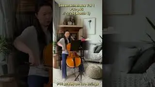 No 1 Learning Cello ( Month 1 ) Sassmannshaus Vol. 1 (p32-45) 7/22/25