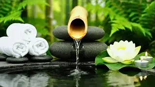 10 Hours Sleep Music 🌿 Bamboo Water Fountain Nature Sounds for Deep Sleep & Calm Mind