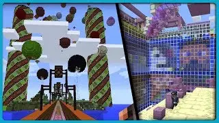 NAVI_HEYLISTEN & RTACUBED || Fan Server Base Tours 2018 [Minecraft 1.12]