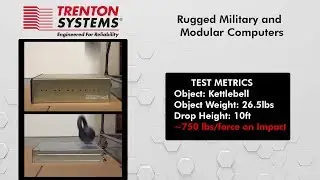 750 lbs/force Dropped on Rackmount Computer Slow Mo