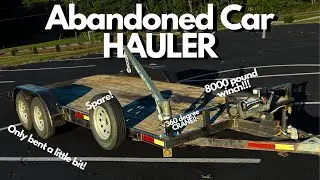 The Ultimate Cheap Abandoned Car Recovery Trailer!