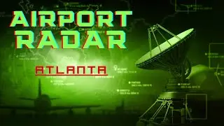 ✈️ Airport Radar 📡 / Atlanta Airport Live / Atlanta Live ATC / Atlanta Arrival Departure Ticker Live