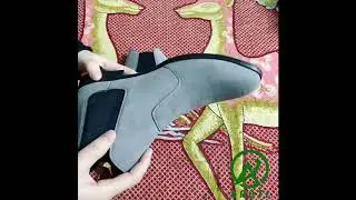 Gi&agrave;y Chelsea Boot Nam Cổ Chun Da B&uacute;c X&aacute;m Phong C&aacute;ch H&agrave;n Quốc - CB520-BUCKXAMCHUN