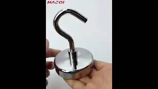 D10 D75mm Strong Magnet Hook High Quality Round Shape Neodymium Colorful Magnetic Hook Magnet