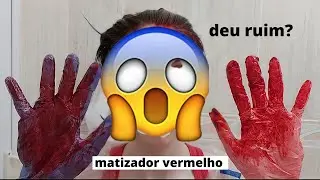 TESTEI O MATIZADOR VERMELHO DA SALON LINE