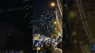paris welcoming the new year #parisnight #newyearvibes #fireworks #ytshorts