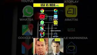USA vs India: Same Apps, Desi Versions 🇮🇳🔥