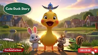 আয়নায় নিজেকে দেখে বদলে গেল ছোট্ট হাঁসটি 🦆 | Cute Duck Story | OurAzizCartoon