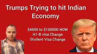 #Trump on H1B Visa 🇺🇸 Targeting Economy| #H1B #Immigration #Jobs #crypto