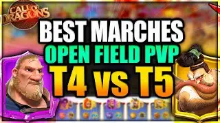 Best Open Field Marches for DIFFERENT PLAYERS (F2P vs Whales) - Call of Dragons