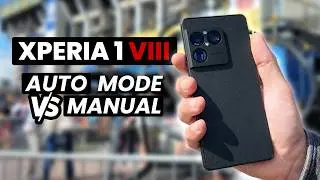 Xperia 1 VIII Camera Test - Auto vs Manual Mode! ( Fume Festival, London )