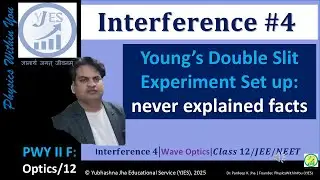 Interference #4 Young Double Slit Expt set up | Wave Optics (Class 10&ndash;12/B.Sc., B.Tech basics)
