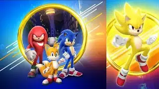 Sonic Dash - Movie 2 Event - Unlocking Movie Tails, Movie Knuckles, & Movie Super Sonic - Gameplay