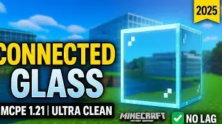 Connected Glass Mod 😱 | MCPE Ka Sabse OP Transparent Mod! 🔥 (No Lag, Ultra Clean!)