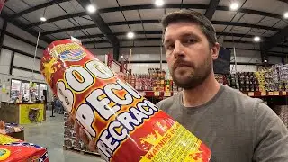 Public ASMR at a Fireworks Store on New Year's Eve