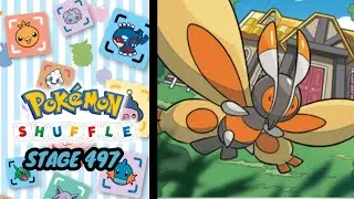MOTHIM | POKEMON SHUFFLE MOBILE | STAGE 497 #mothim
