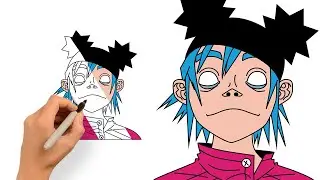 Drawing 2D (Gorillaz) | Sharpie Art of the Iconic Virtual Singer