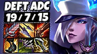 Deft Caitlyn vs Aphelios ADC [ TripleKill ] Korea Master Patch 25.24 ✅
