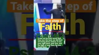 Step of faith #apostlejoshuaselman #shorts #faith #faithingod