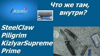 А что там у них внутри? SteelClaw Piligrim и KizlyarSupreme Prime.
