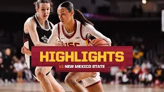 USC Women's Basketball vs New Mexico State Highlights | Trojans win 87-48