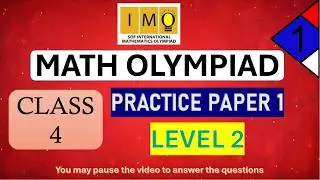 MATH OLYMPIAD CLASS 4  - LEVEL 2 - SAMPLE PAPER 2
