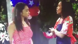 Hilary Curtis (Mishael Morgan & Devon Hamliton (Bryton James) Memorial Day B.B.Q