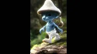 SMURF CAT MEME #smurf #edit #cat #shorts