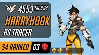 Harryhook as Tracer and Soldier: 76 in Oasis [Season 4 - Grand master - 63 eliminations - 4553 SR]