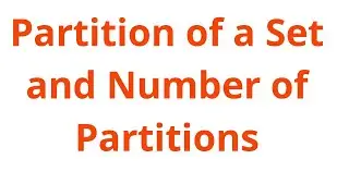 Partition of a Set