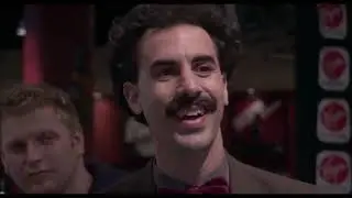 Borat is attracted to Pamela Anderson